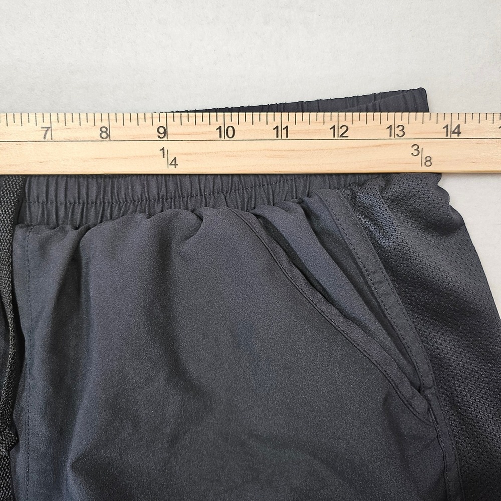 Under Armour Fly By 2.0 Running Shorts Womens Small Black HeatGear Athletic Mesh - Picture 6 of 8